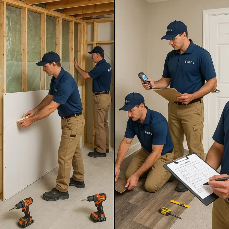 Repairs and Reconstruction process in Hamilton County, IA